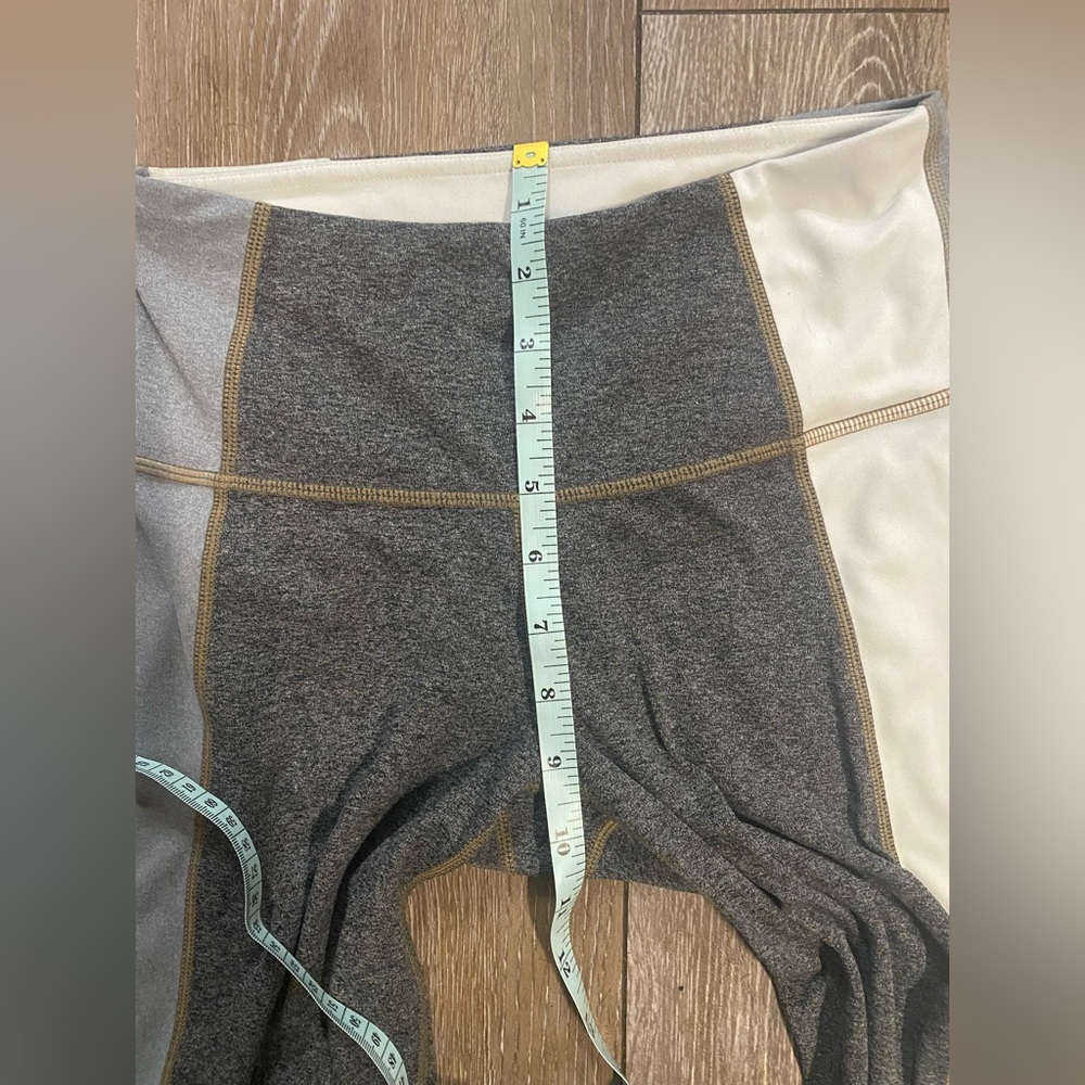 Athleta High-Rise Colorblock Leggings - Grey/White | XS - Picture 7 of 9